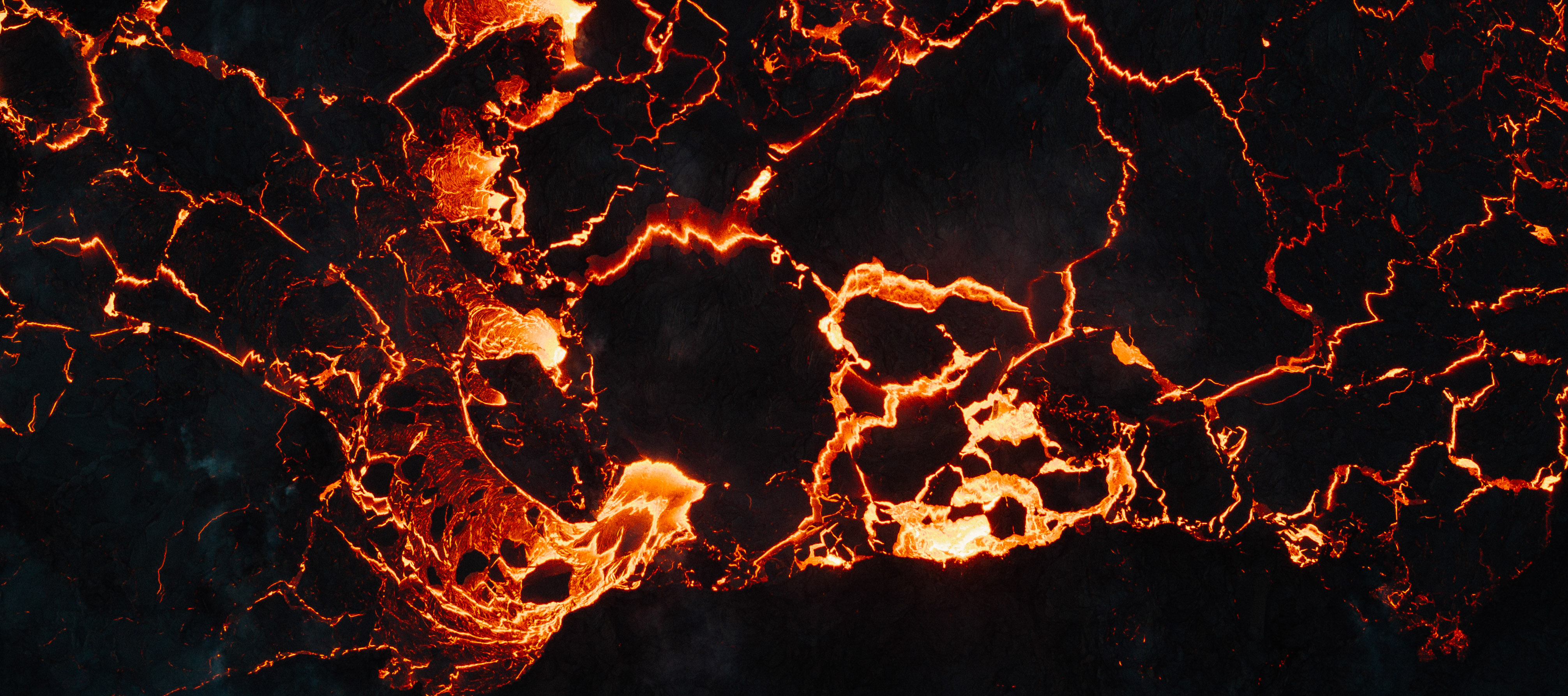 Magma from above